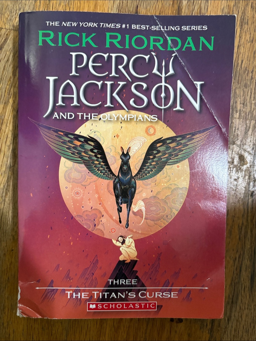 Scholastic Percy Jackson and the Olympians — Purple and Gold Cover